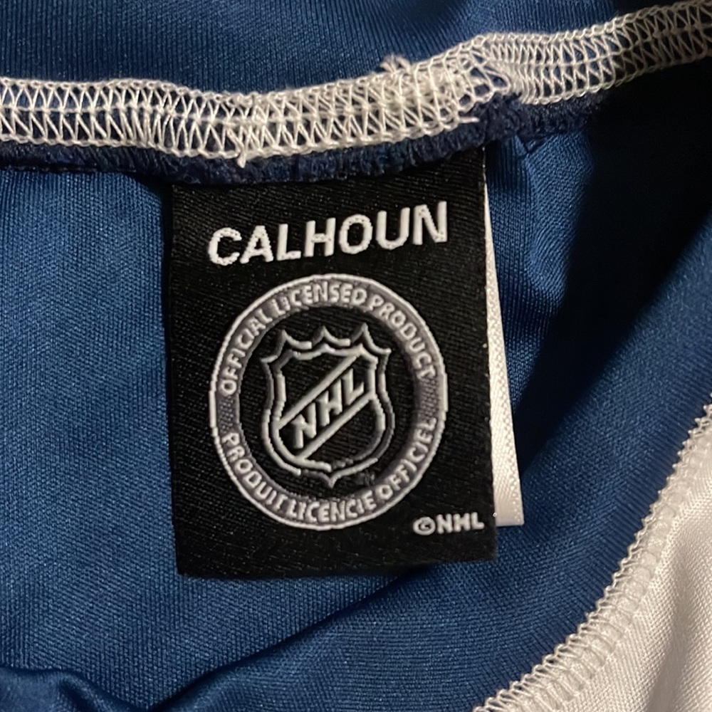 Seattle Kraken Calhoun NHL Long Sleeve Performance Pullover Blue White-Medium - Picture 8 of 9